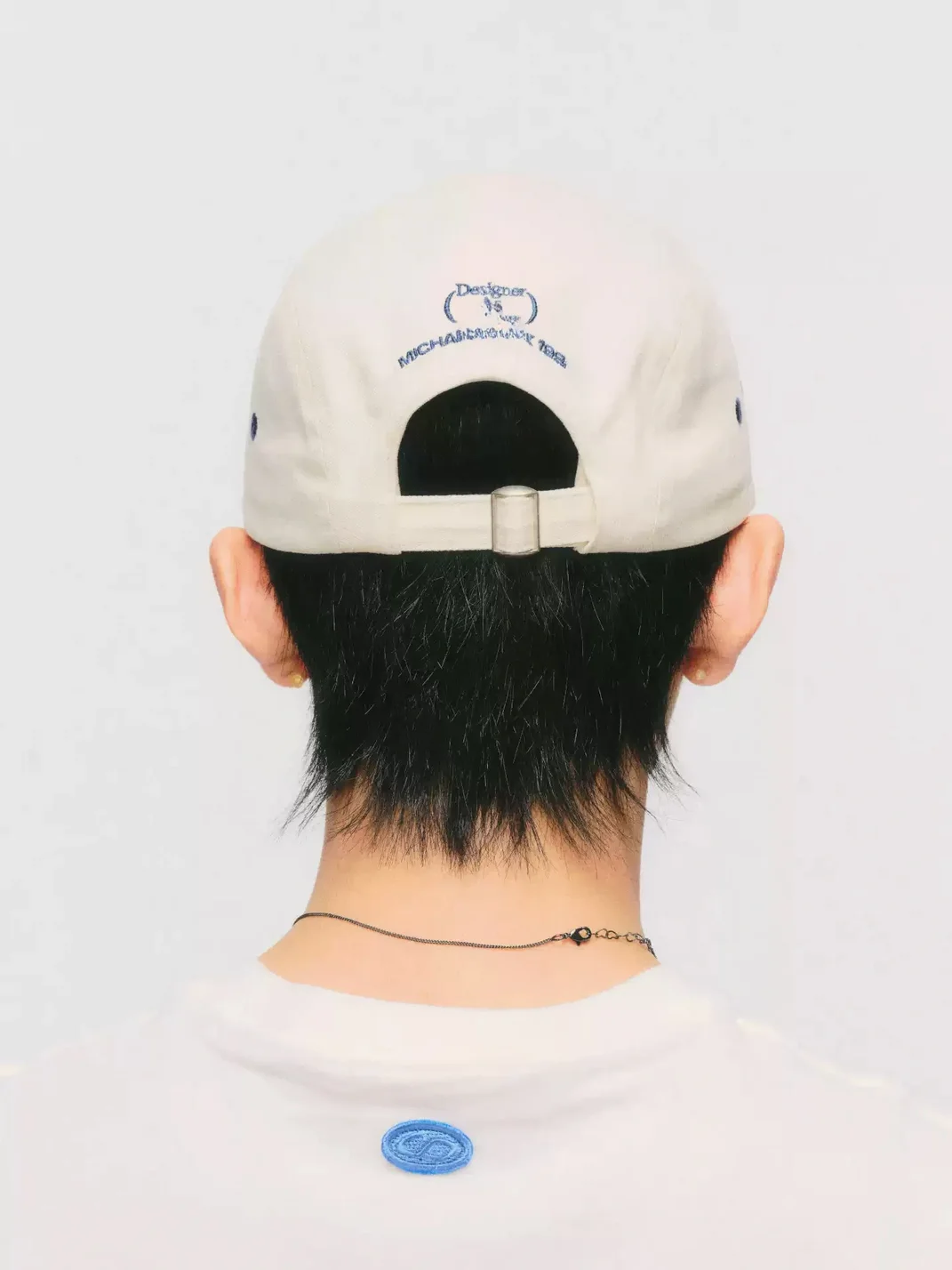 LUCKUP Archive | Retro Colorblock Short-Brim Embroidered Baseball Cap