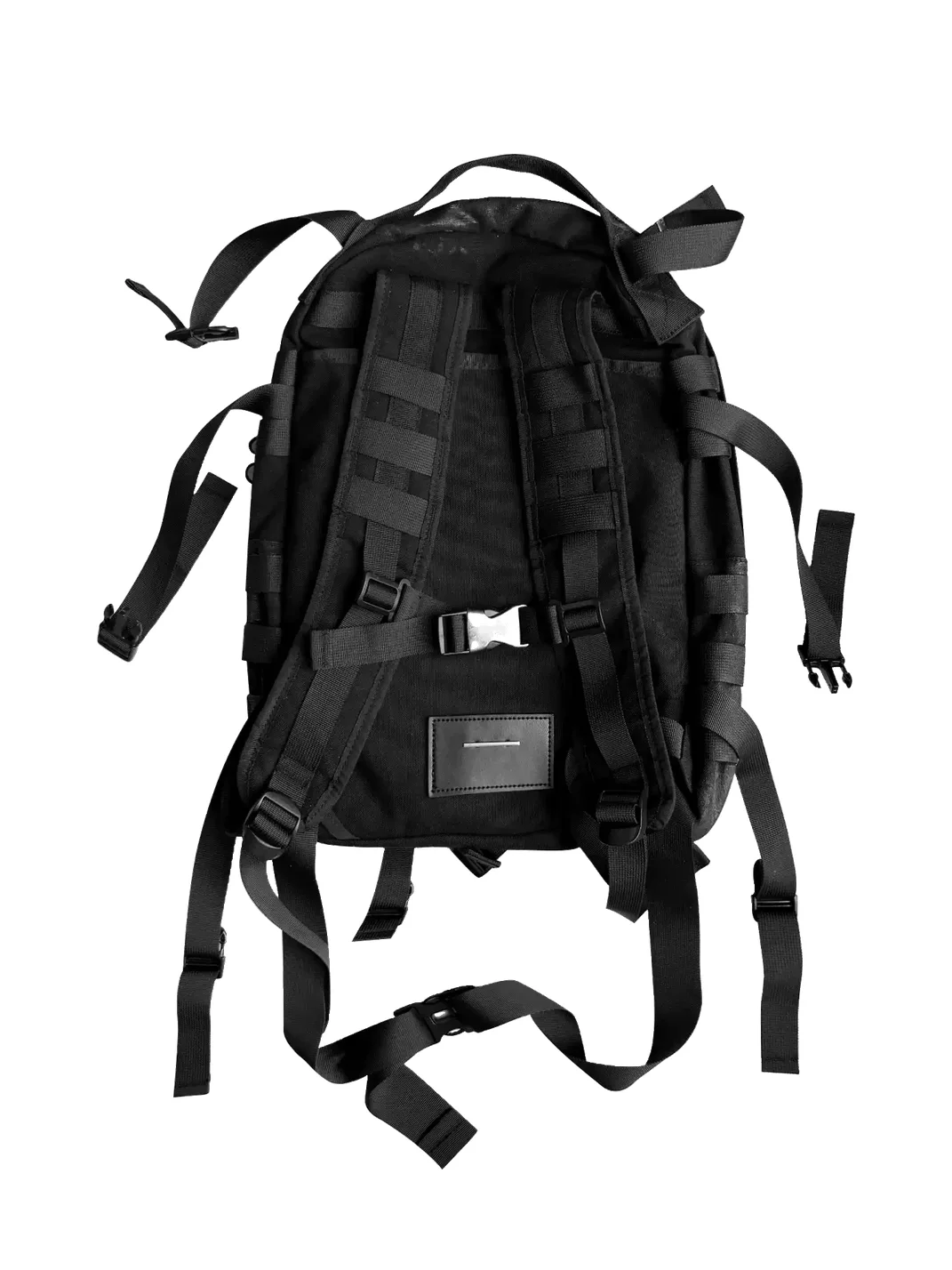 Cinder Vein | Crackle-Coated Nylon Webbing Backpack