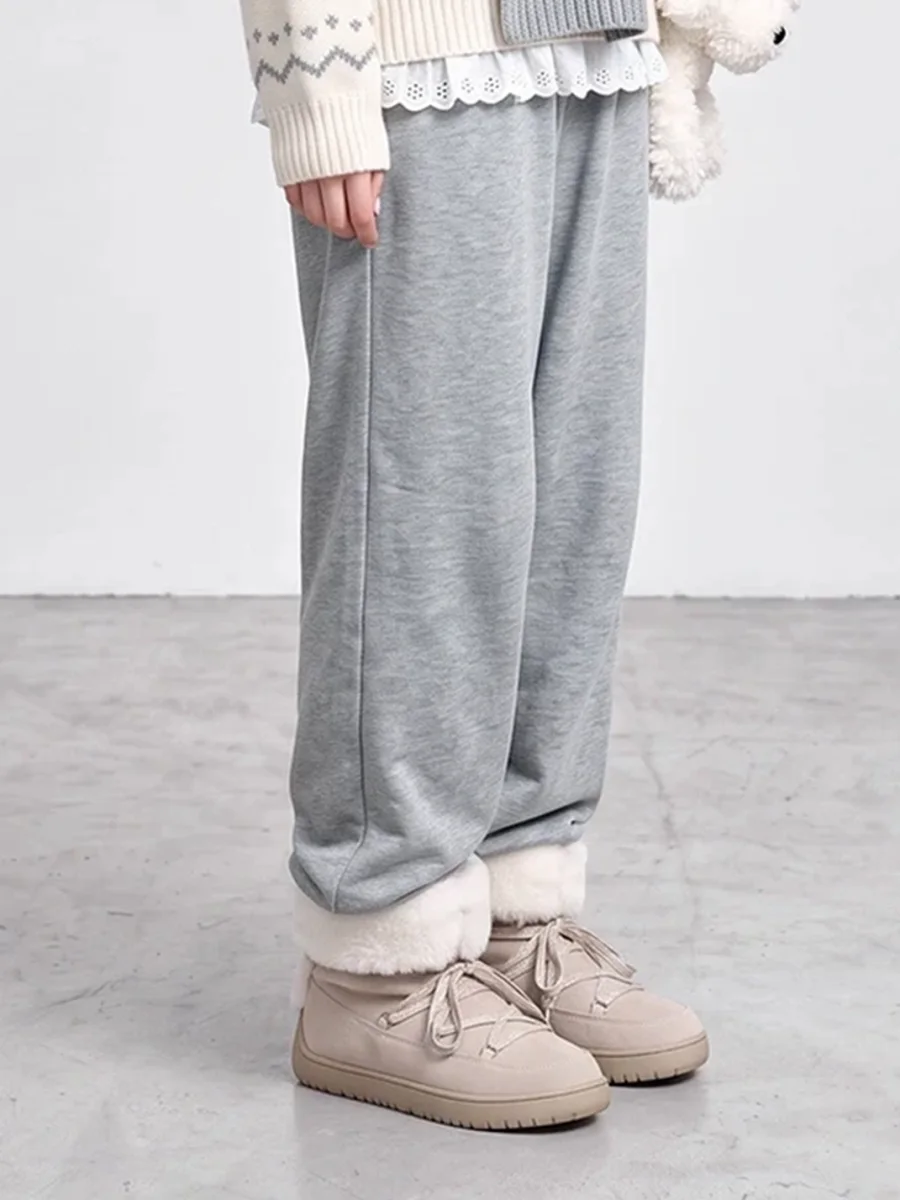 LMDD | Leather Plush-Lined Short Snow Boots - 3