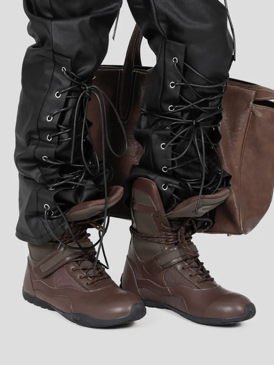 HANQIAORIJI | Deconstructed Boxing Boots - 3