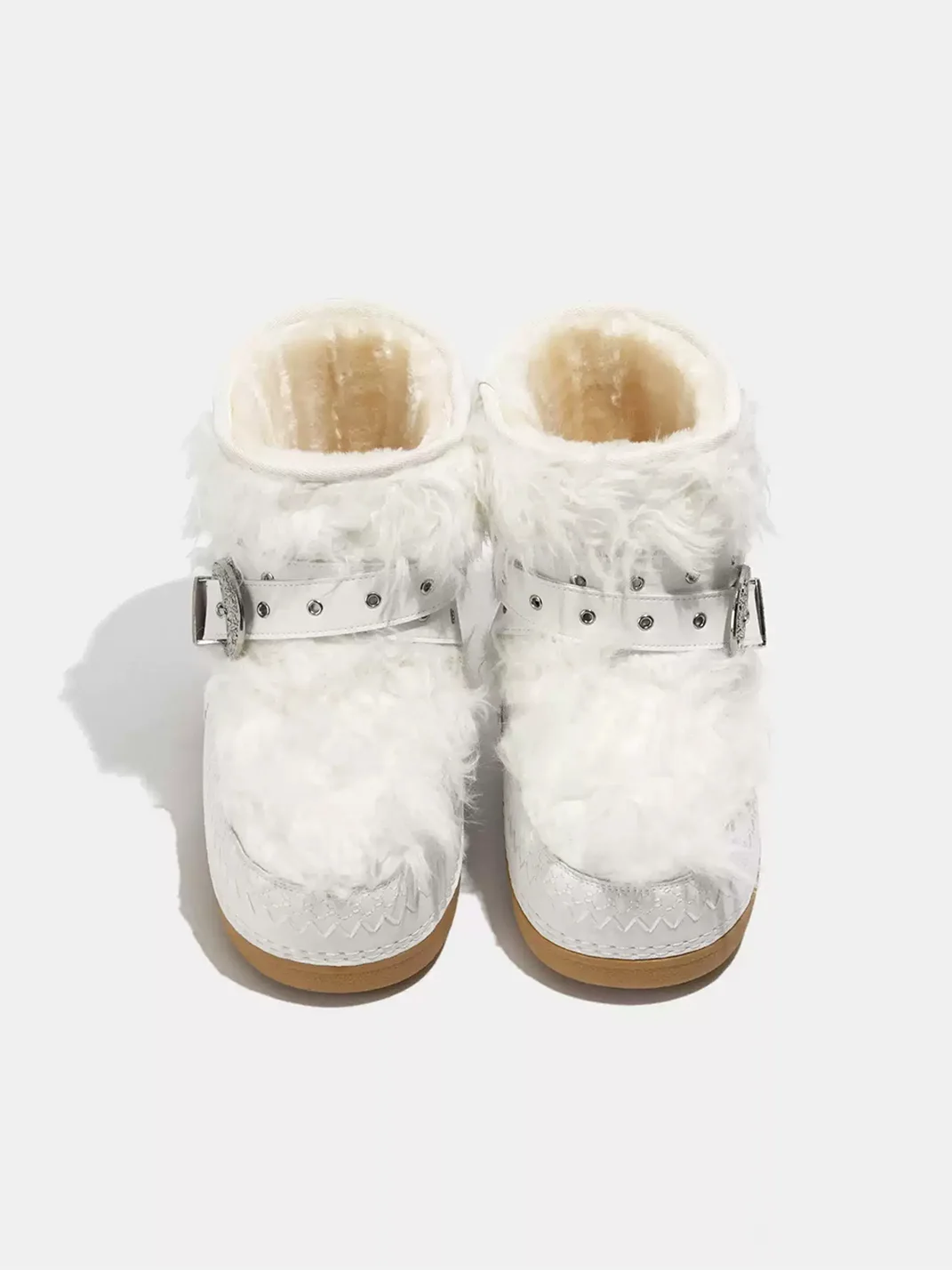 LMDD | Retro Plush-Lined Platform Snow Boots