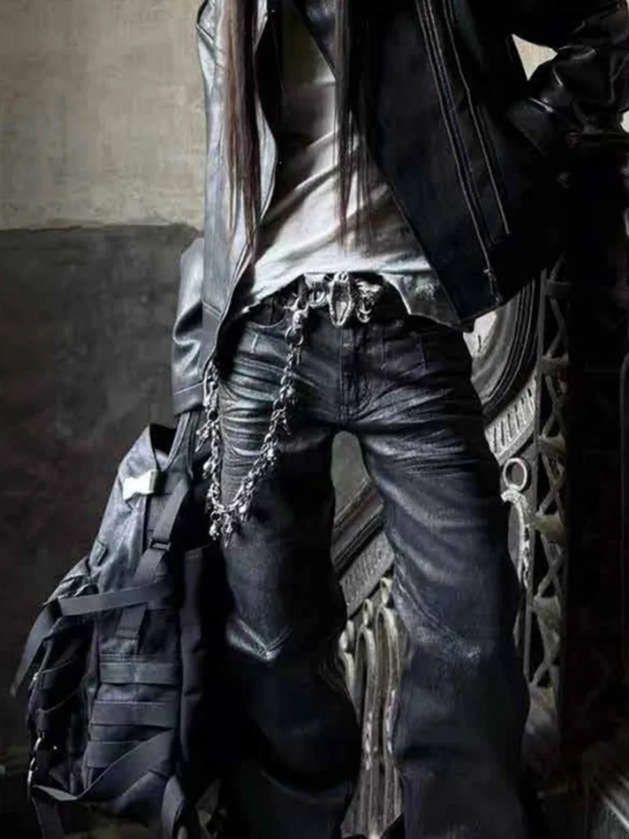 Cinder Vein | Bird Skull Charm Pants Chain - 3
