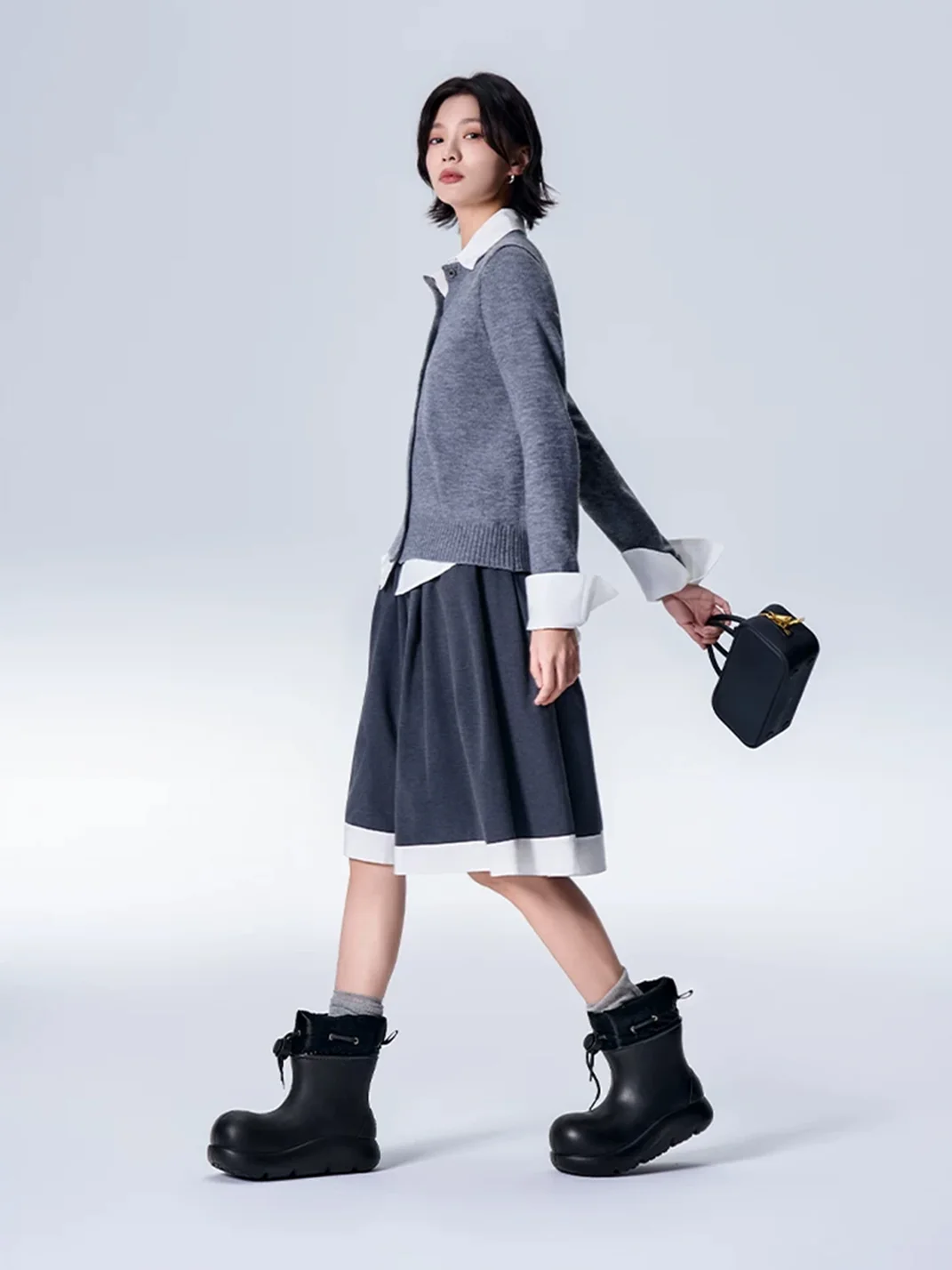 BEYS | Lined Platform Snow Boots