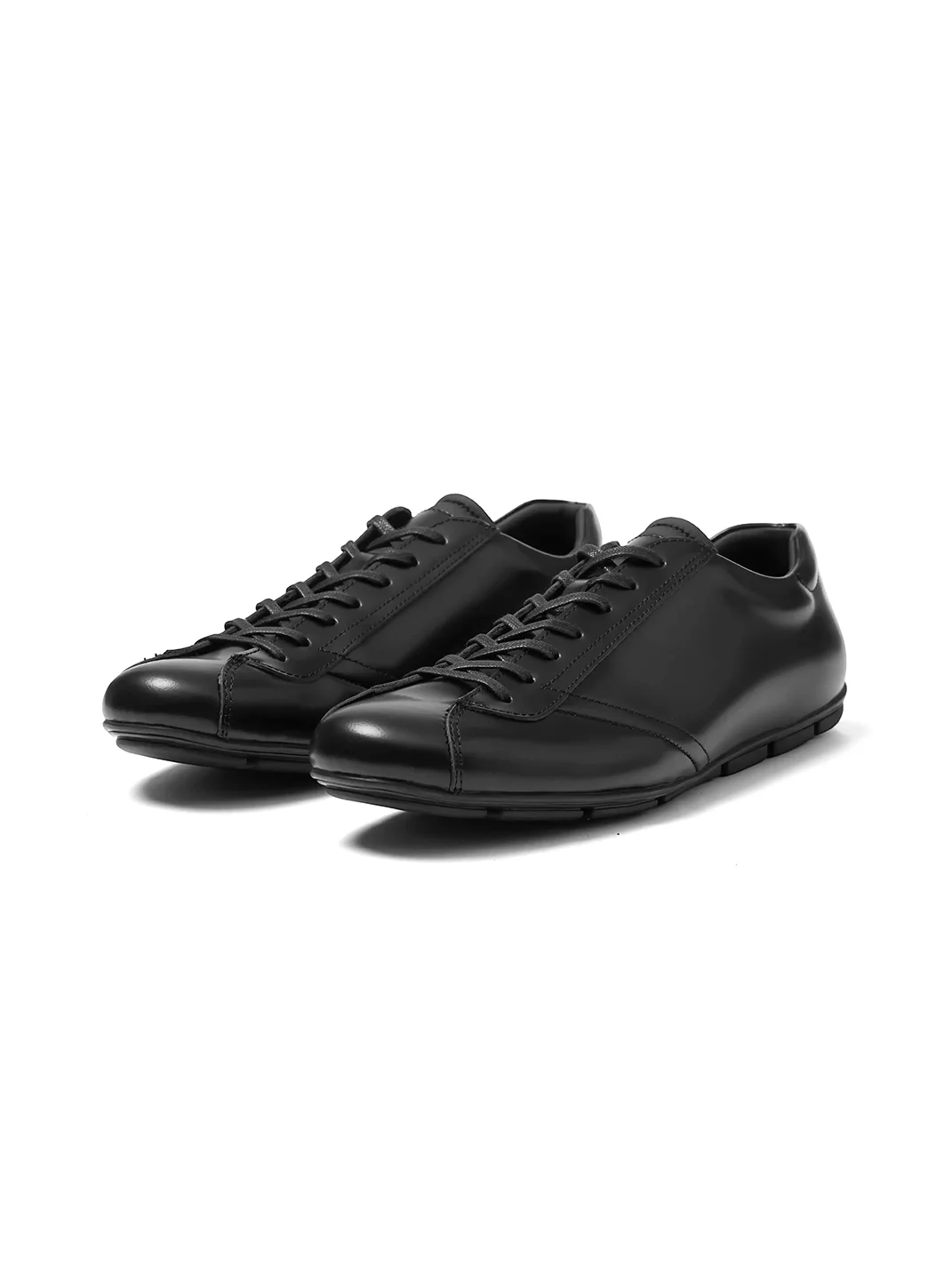 VOWPROGRESS | Matte Calfskin Racing Trainer Shoes