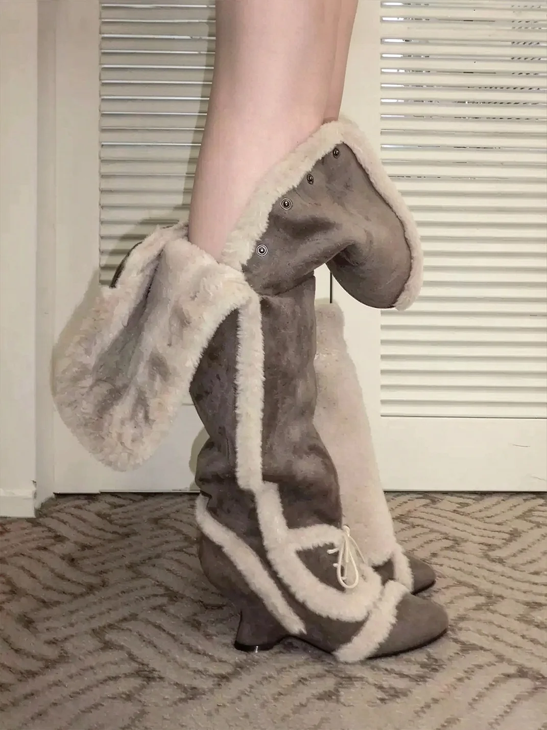 XBEJ | Wedge Snow Boots