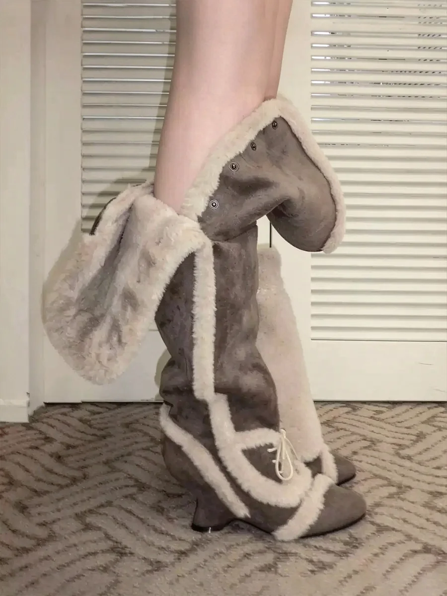 XBEJ | Wedge Snow Boots - 4
