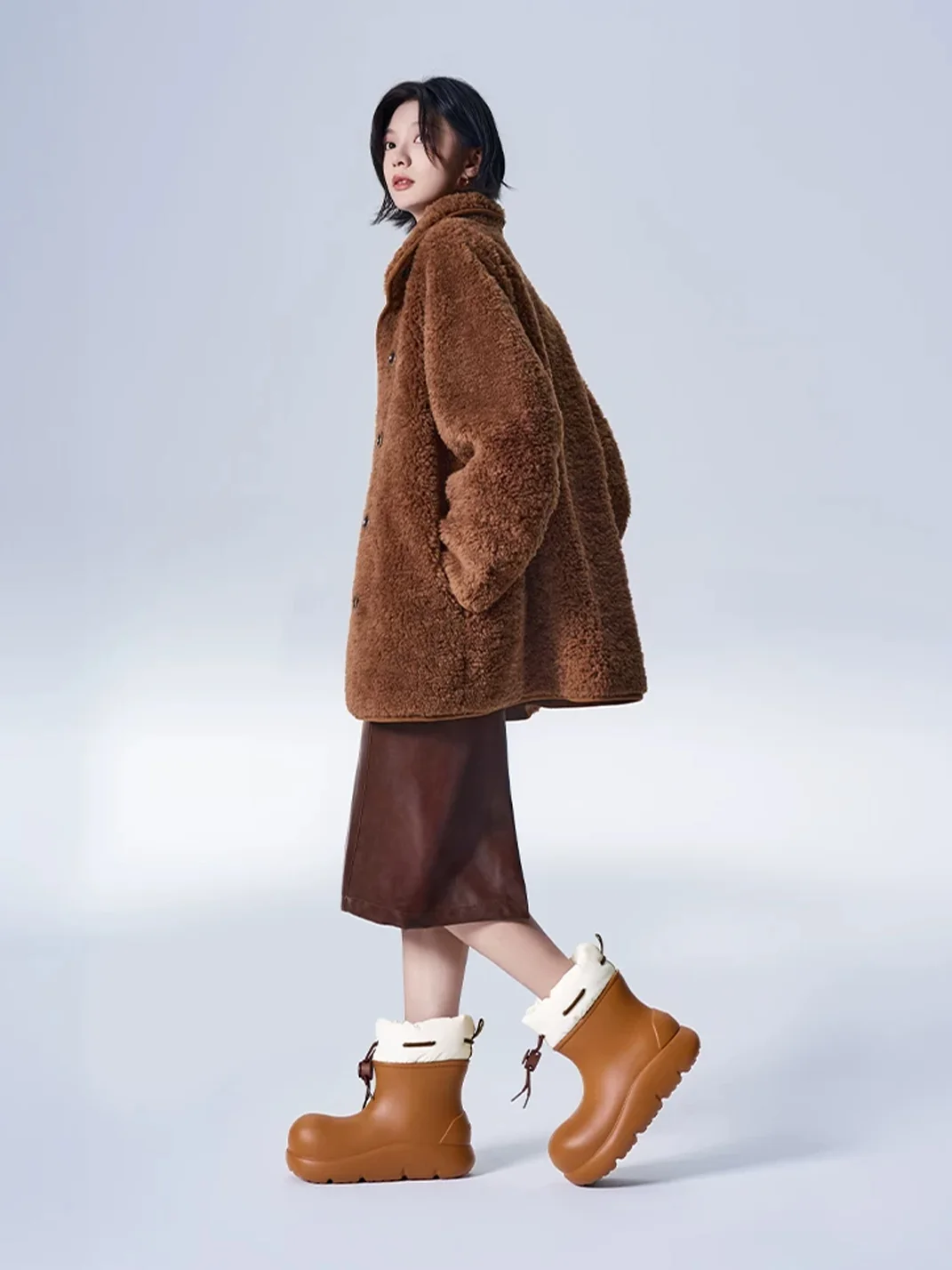 BEYS | Lined Platform Snow Boots