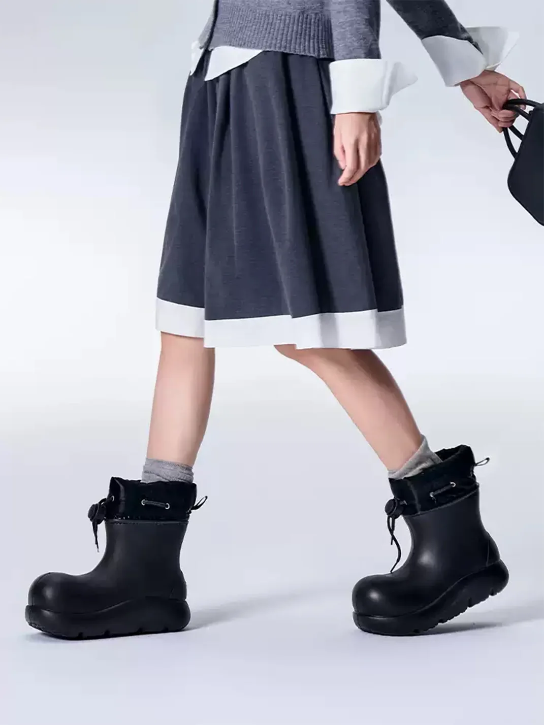 BEYS | Lined Platform Snow Boots