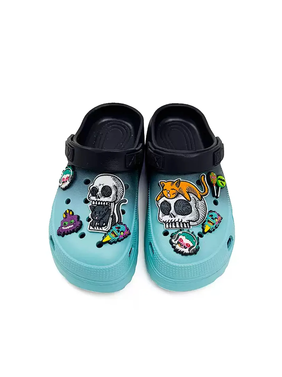 UNFAIR | Skull Cat Thick-Soled Clog Slippers