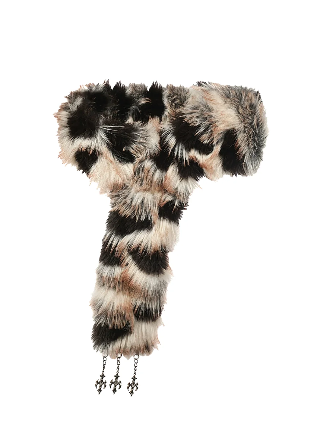 TZ killer | Leopard Print Faux Fur Scarf