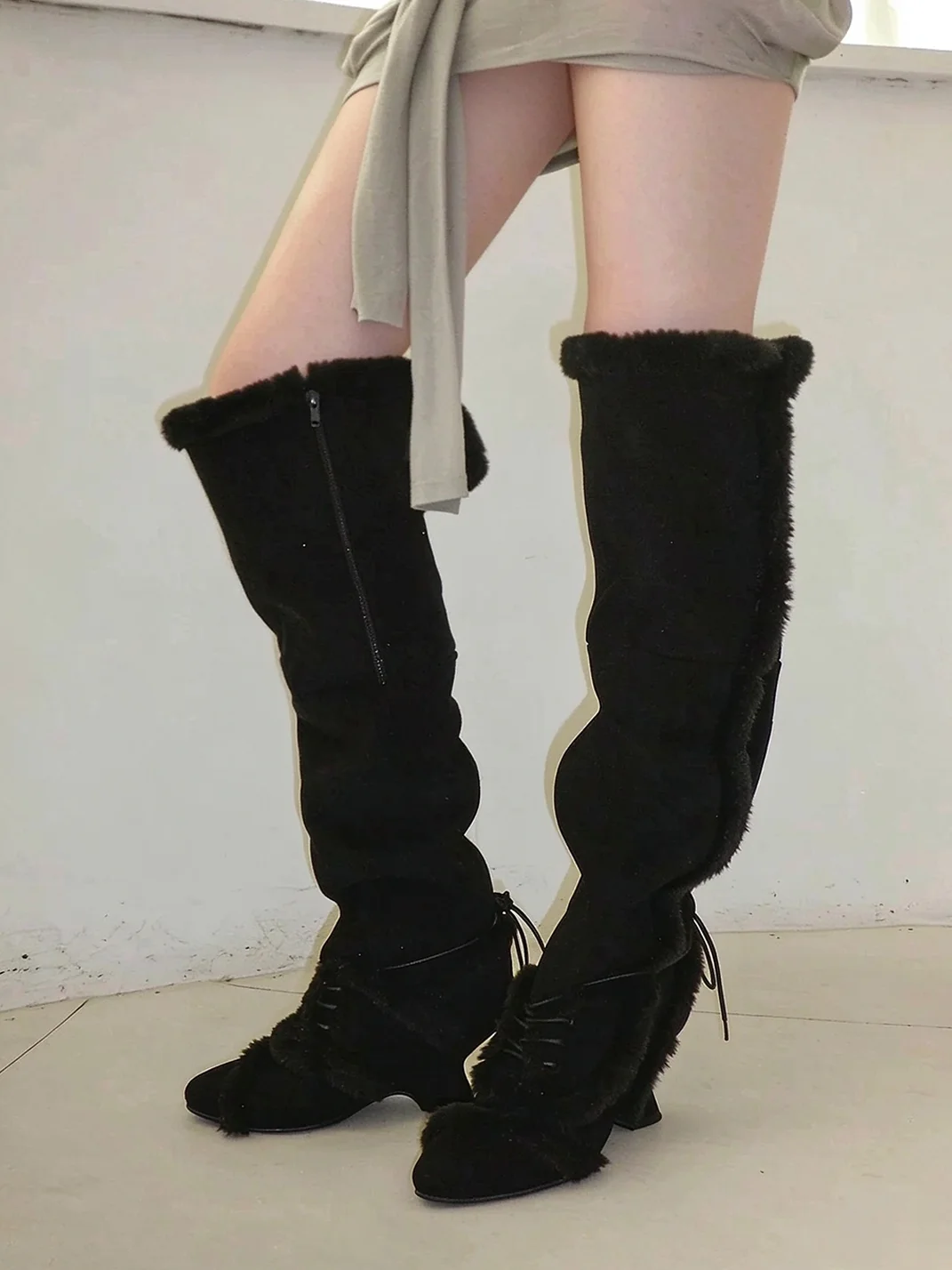 XBEJ | Wedge Snow Boots