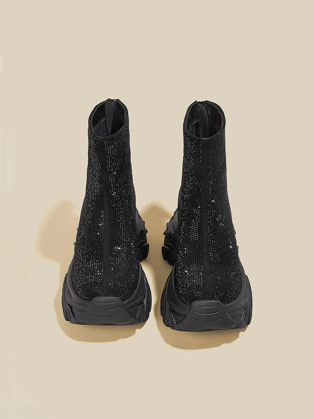 GRACEPANDA | Leopard Print Platform Ankle Boots