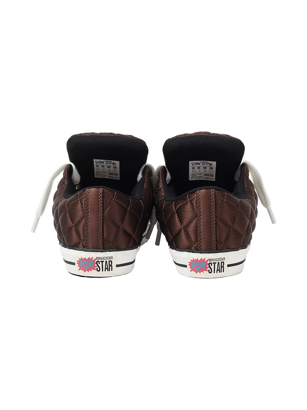 Roman Catcher | Diamond-Quilted Padded Sneakers With Metal Eyelets