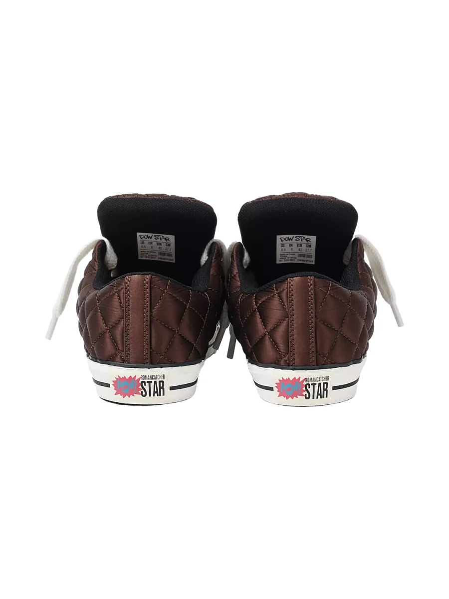 Roman Catcher | Diamond-Quilted Padded Sneakers With Metal Eyelets - 4