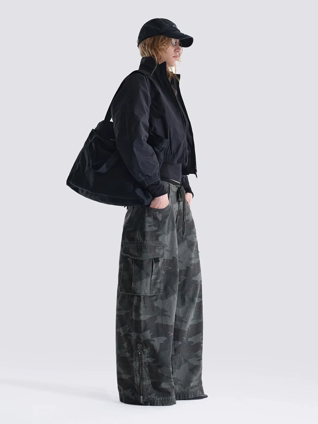 MASONPRINCE | Layered Deconstructed Three-Compartment Tote Bag