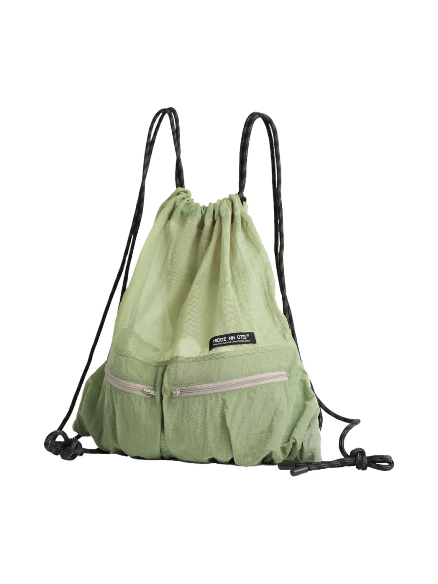 HIDDENNOTES | Mesh Panel Double Pocket Backpack - 4