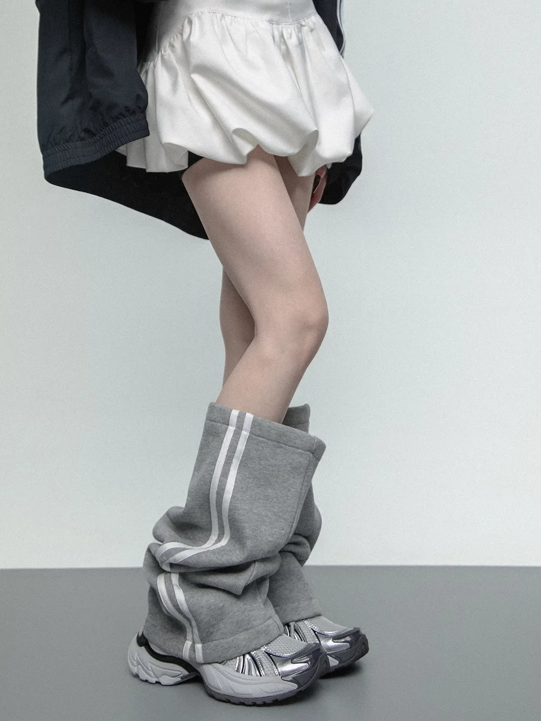 SS2L | Double Stripe Slouchy Leg Warmers