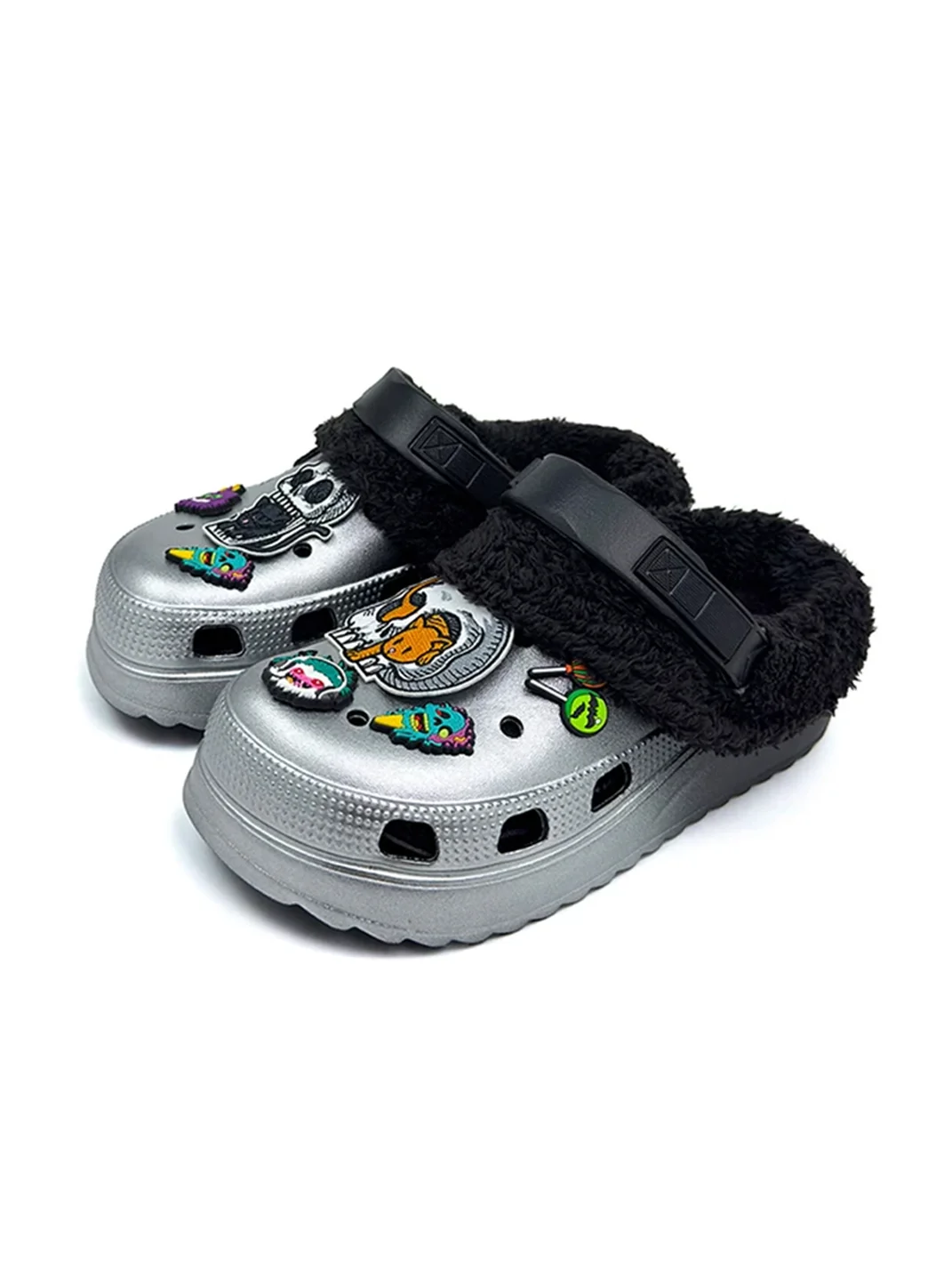 UNFAIR | Skull Cat Thick-Soled Clog Slippers