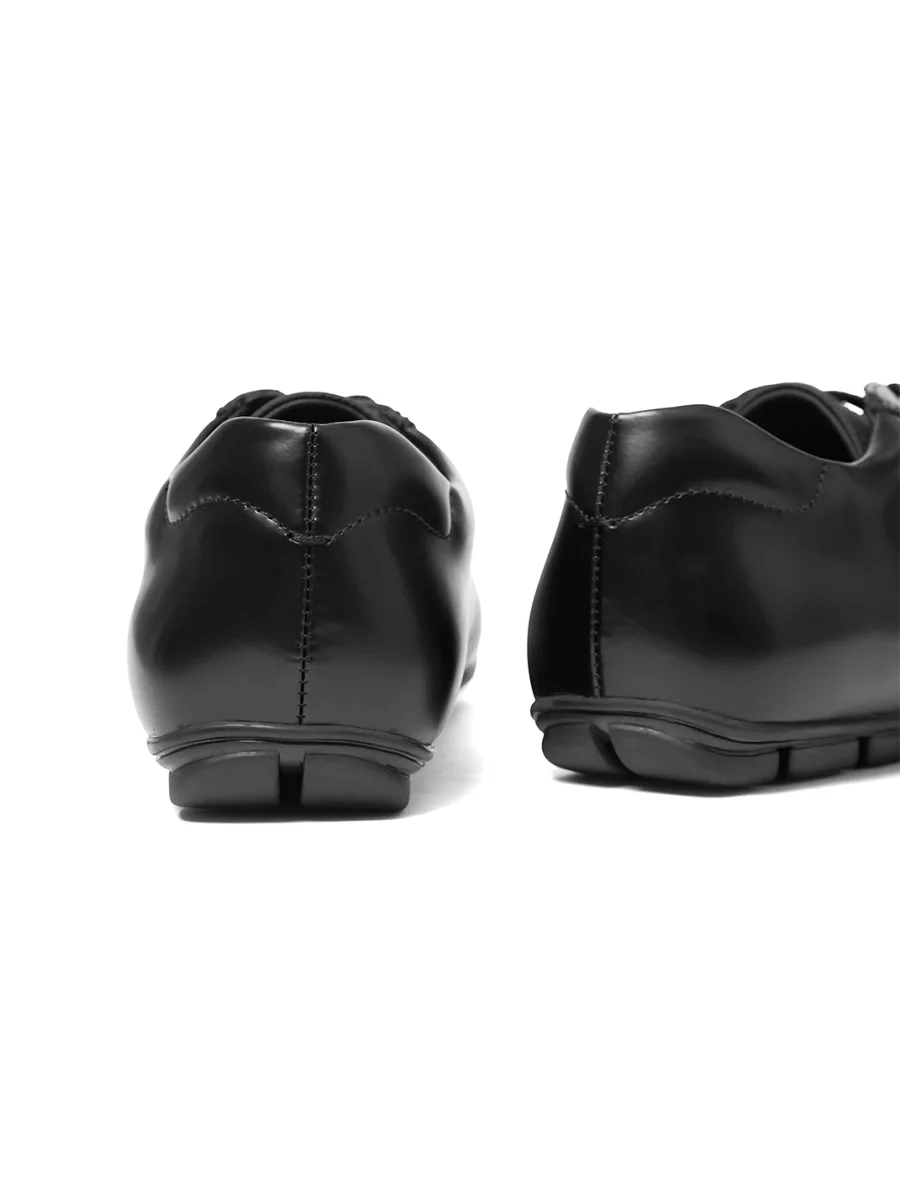 VOWPROGRESS | Matte Calfskin Racing Trainer Shoes - 4