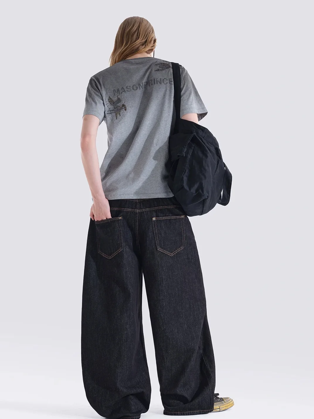 MASONPRINCE | Layered Deconstructed Three-Compartment Tote Bag