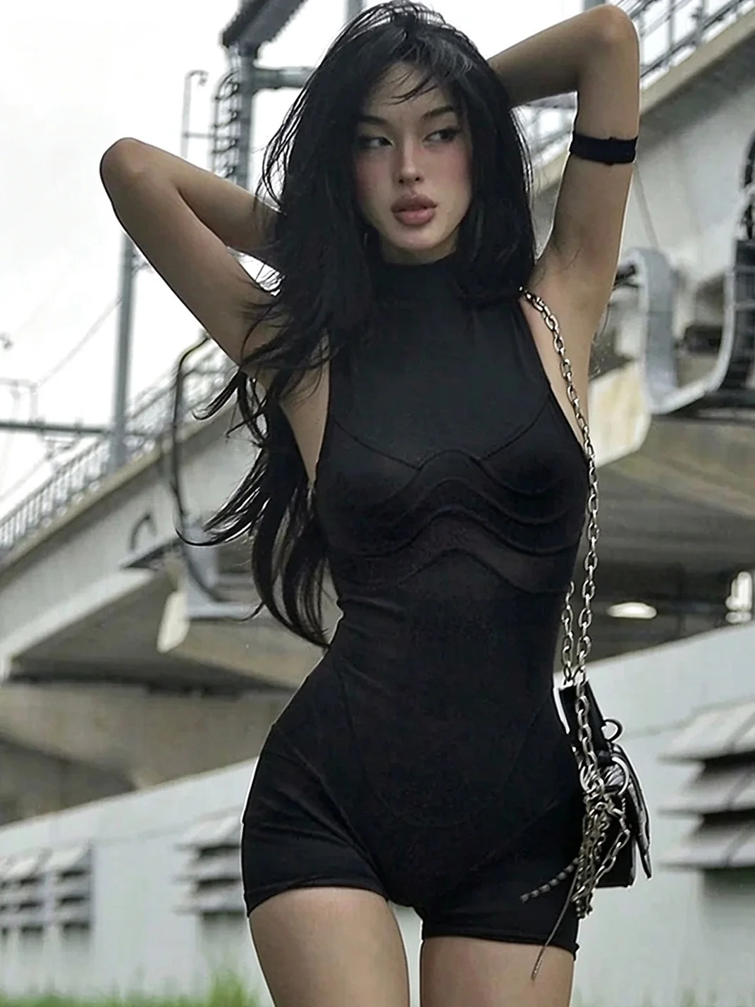 GDNH | Sleeveless Slim Fit Romper