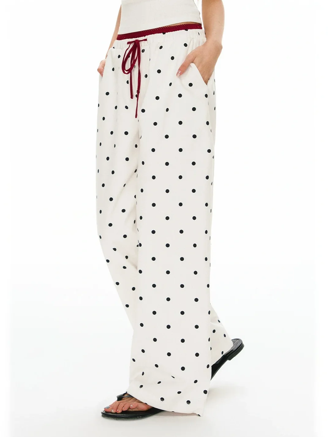 ARISEISM | Polka Dot Casual Pants