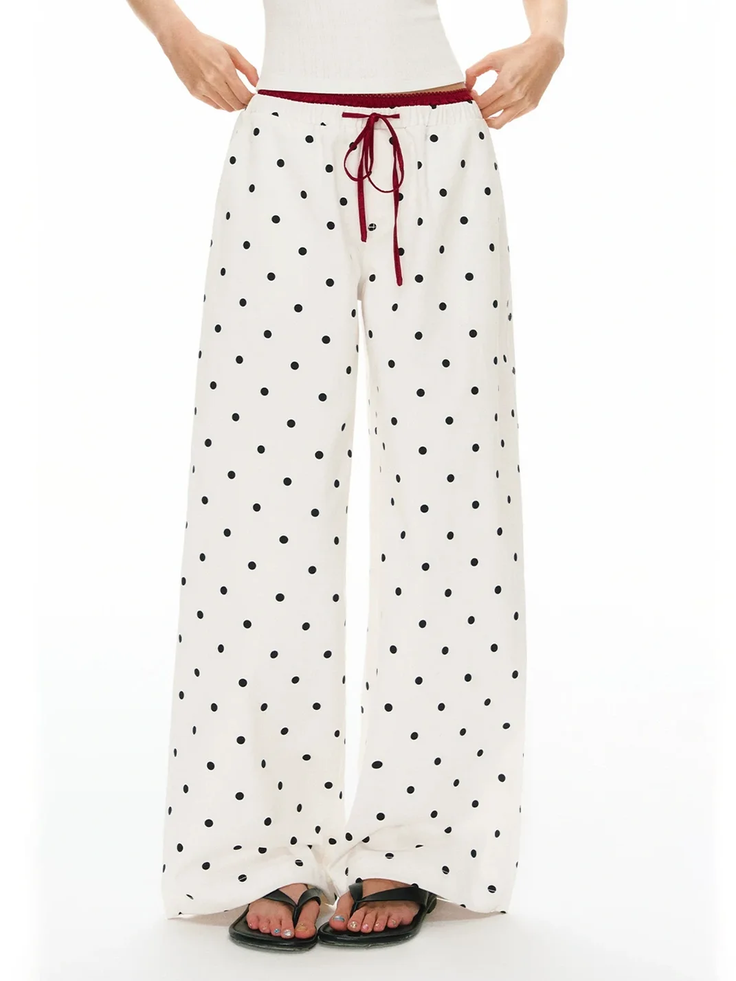 ARISEISM | Polka Dot Casual Pants