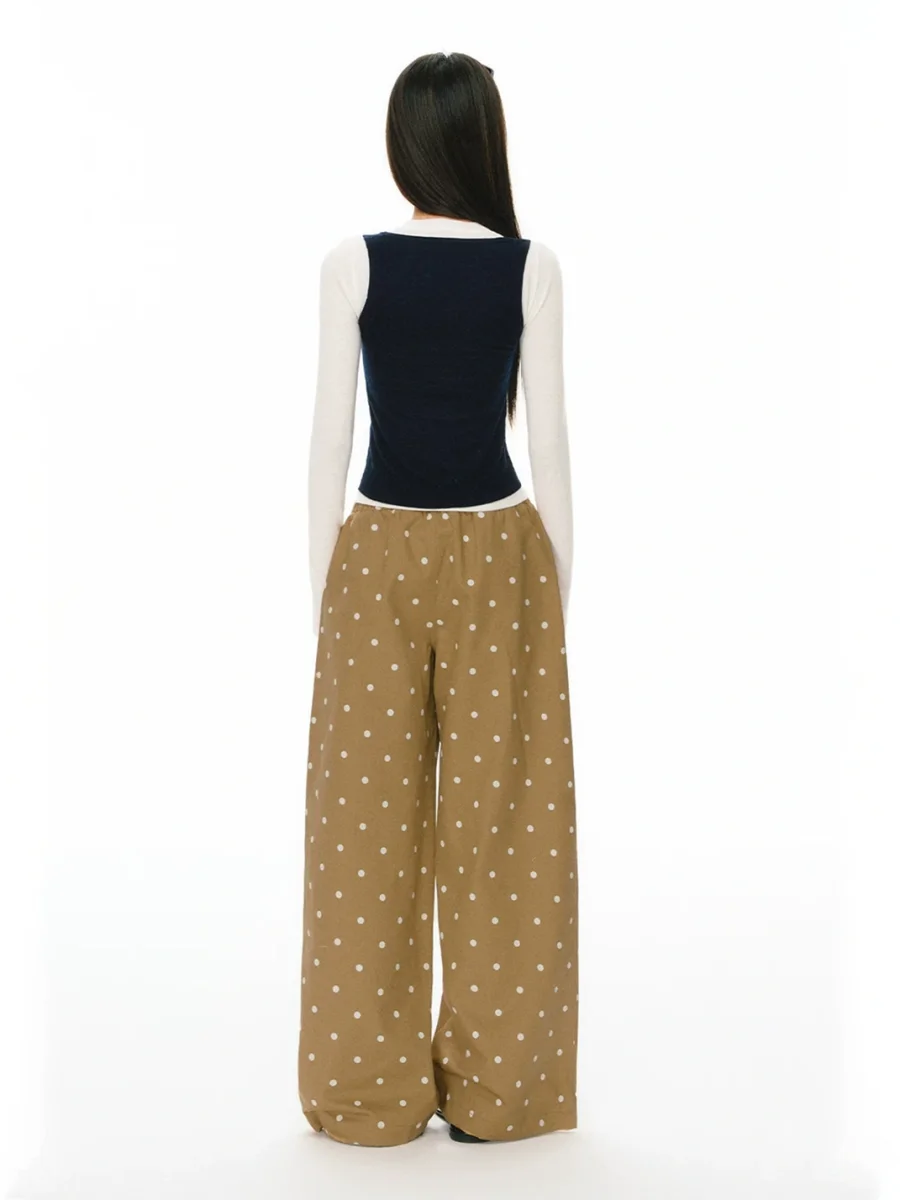 ARISEISM | Polka Dot Casual Pants - 4