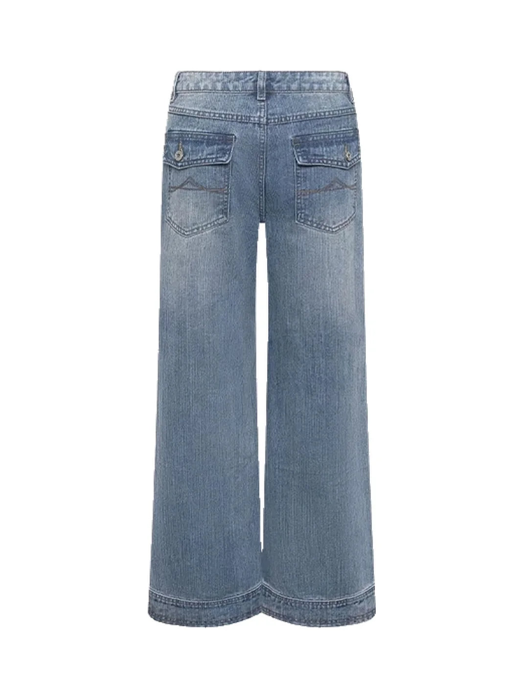ARISEISM | Loose Low-Rise Washed Jeans