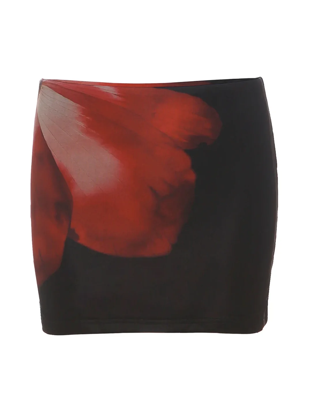 GDNH | Qipao Collar Printed Crop Top And Skirt Set