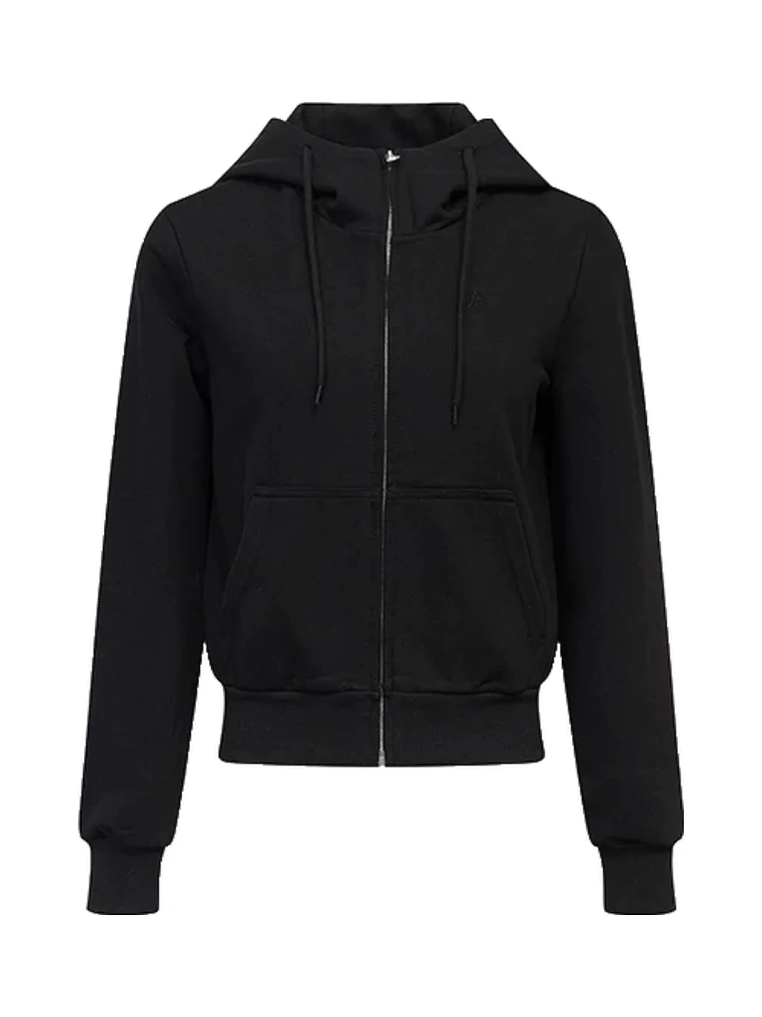 ARISEISM | Cropped Devil Ear Zip-Up Hoodie