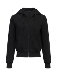ARISEISM | Cropped Devil Ear Zip-Up Hoodie