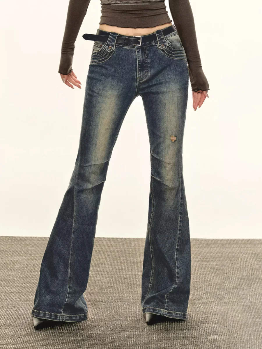 ARISEISM | Slim-Fit Flared Jeans - 4