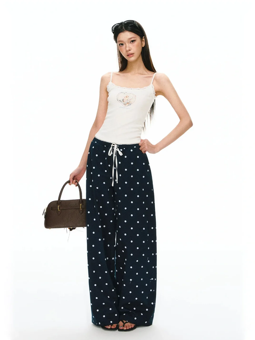 ARISEISM | Polka Dot Casual Pants