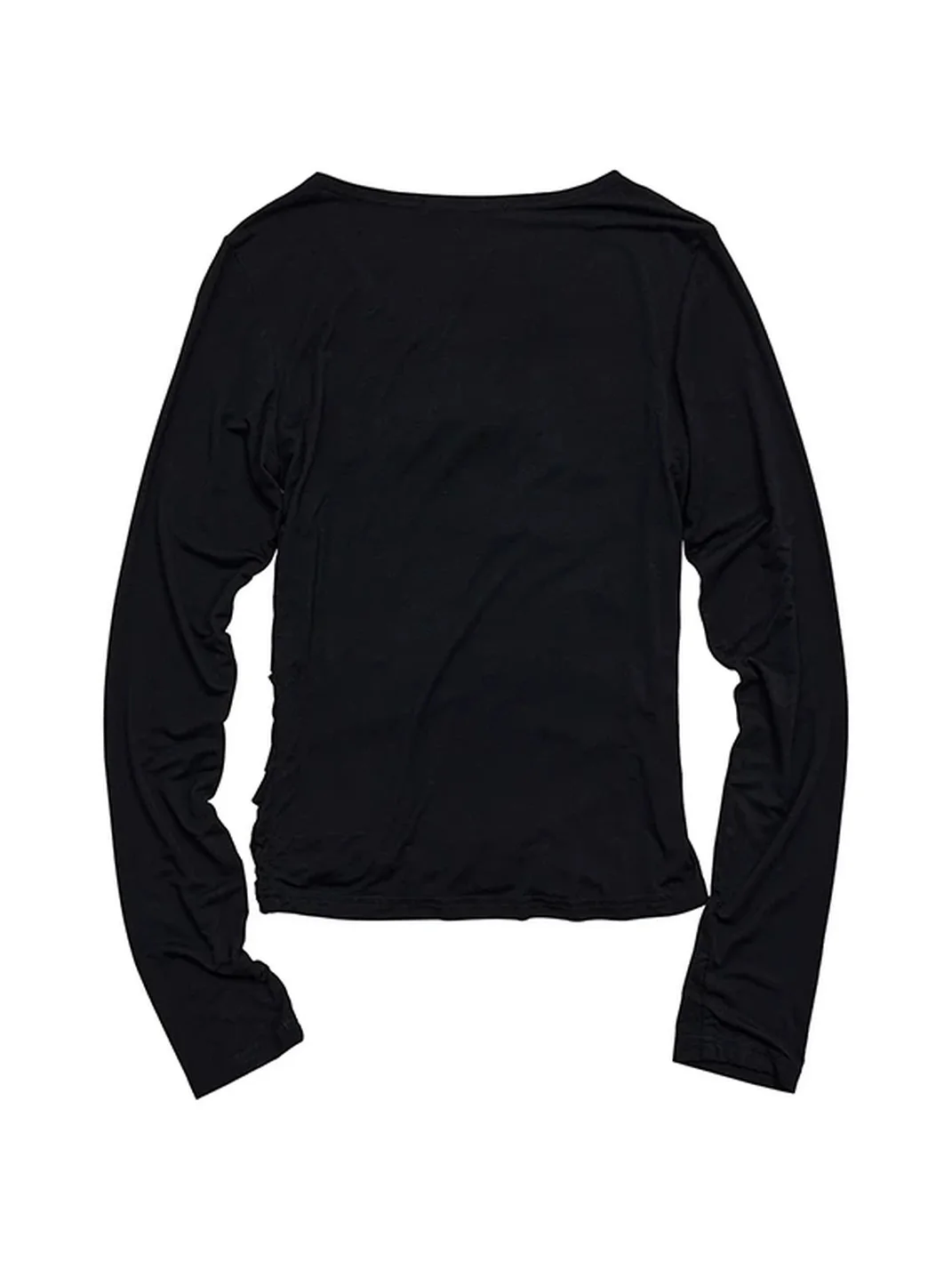 STARTEXCEEDEND | Distressed Portrait Print Long Sleeve T-Shirt