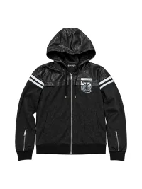 PAIKI | Slim Fit Hooded Panelled Jacket With Reflective Stripes