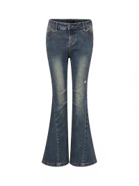 ARISEISM | Slim-Fit Flared Jeans