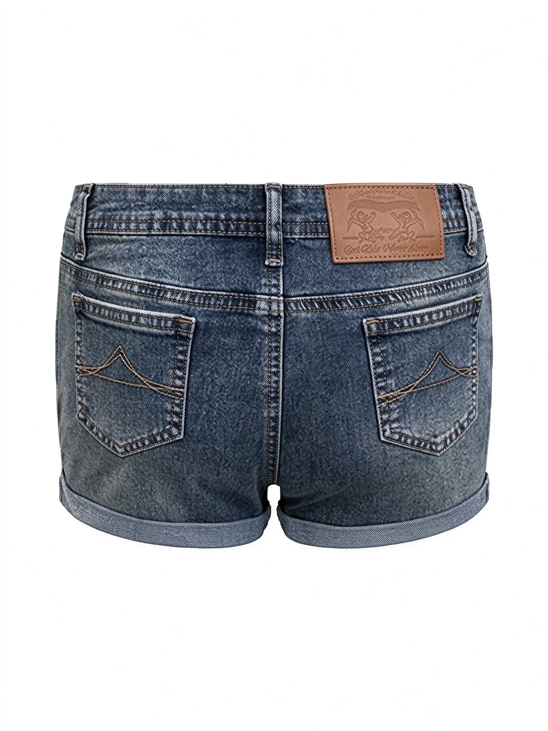 ARISEISM | Low-Rise Slim Fit Denim Shorts