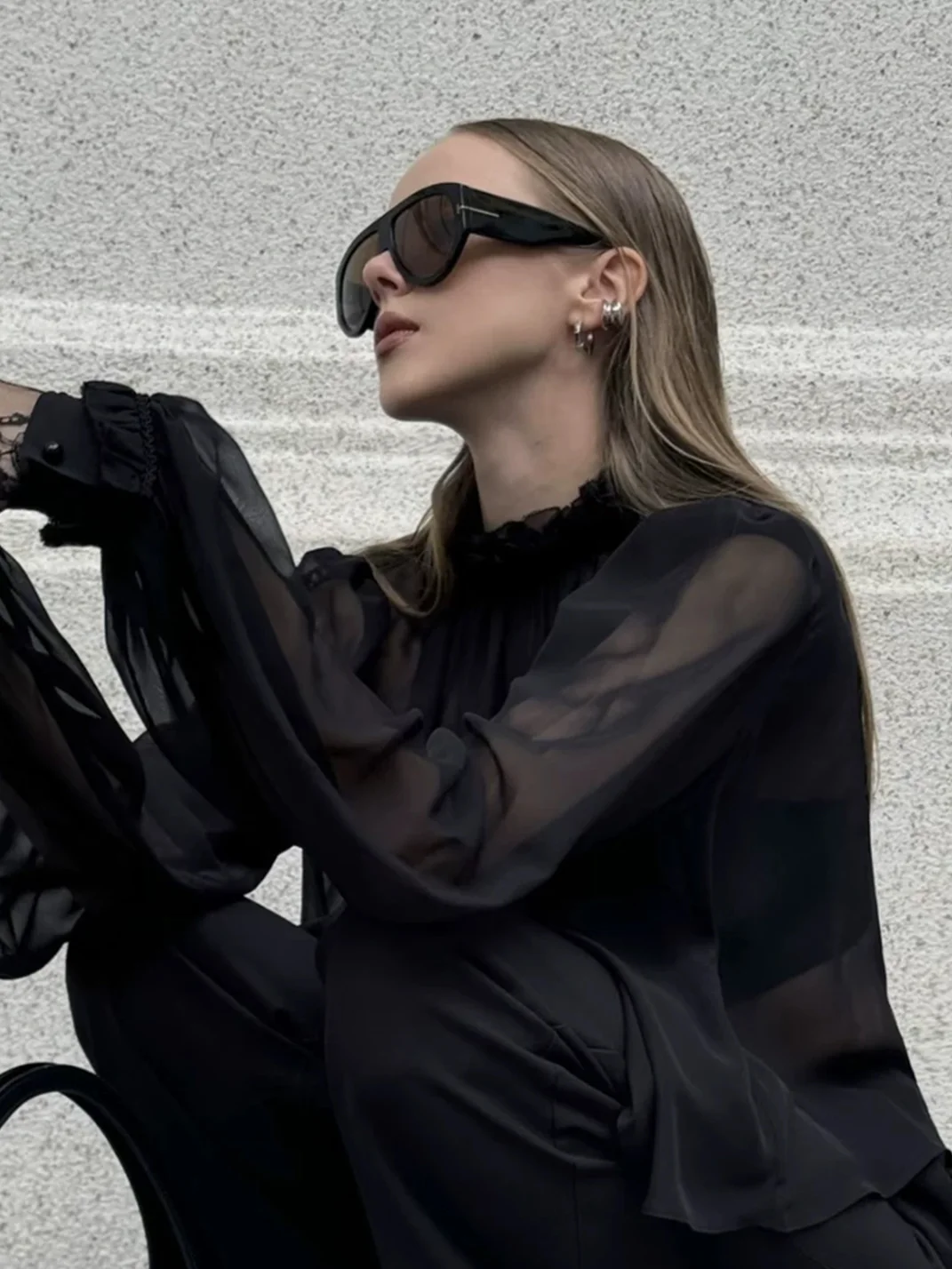 404 | Oversized Aviator Sunglasses