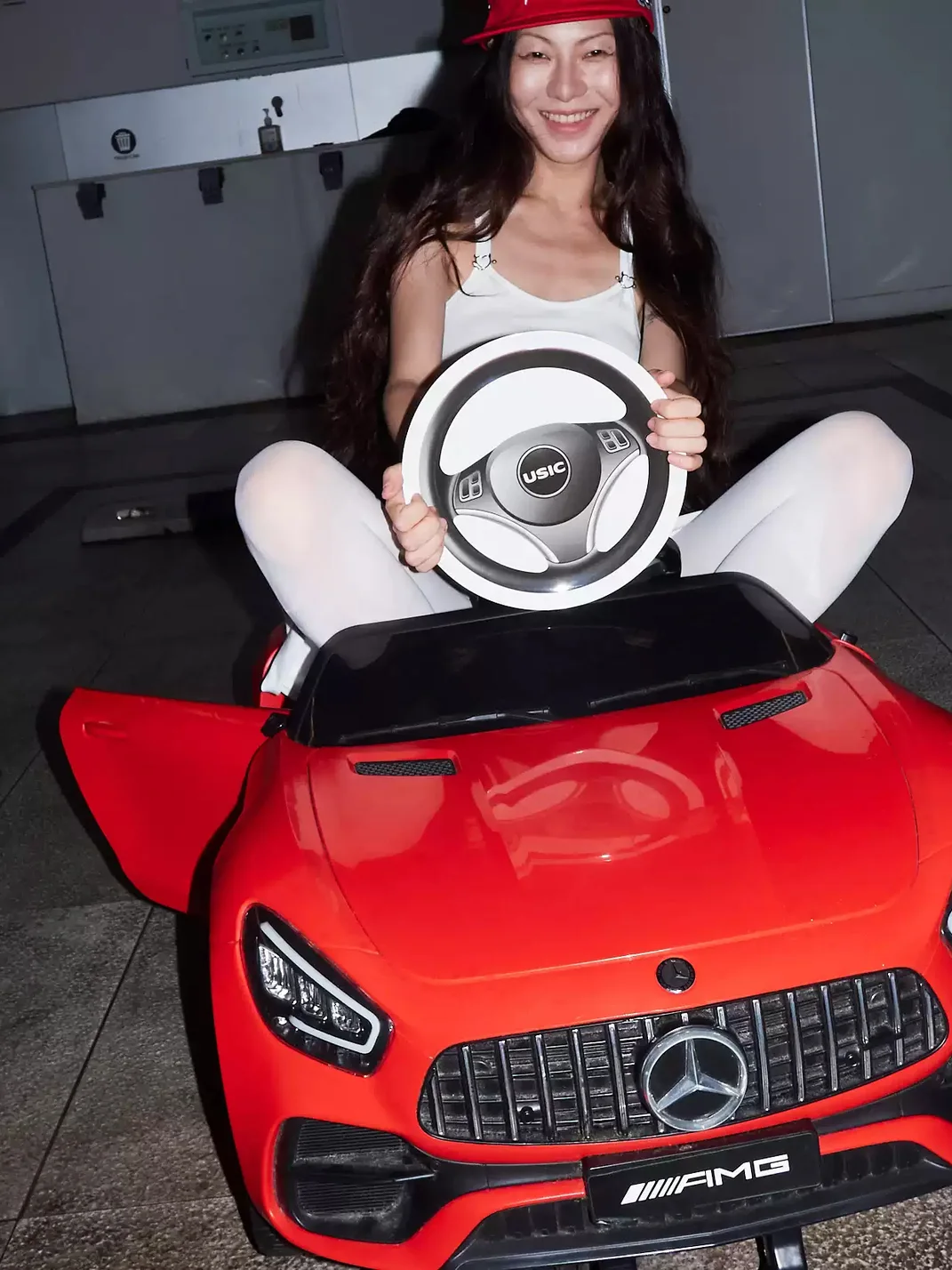 USIC | Steering Wheel And Sink Pattern Melamine Plate