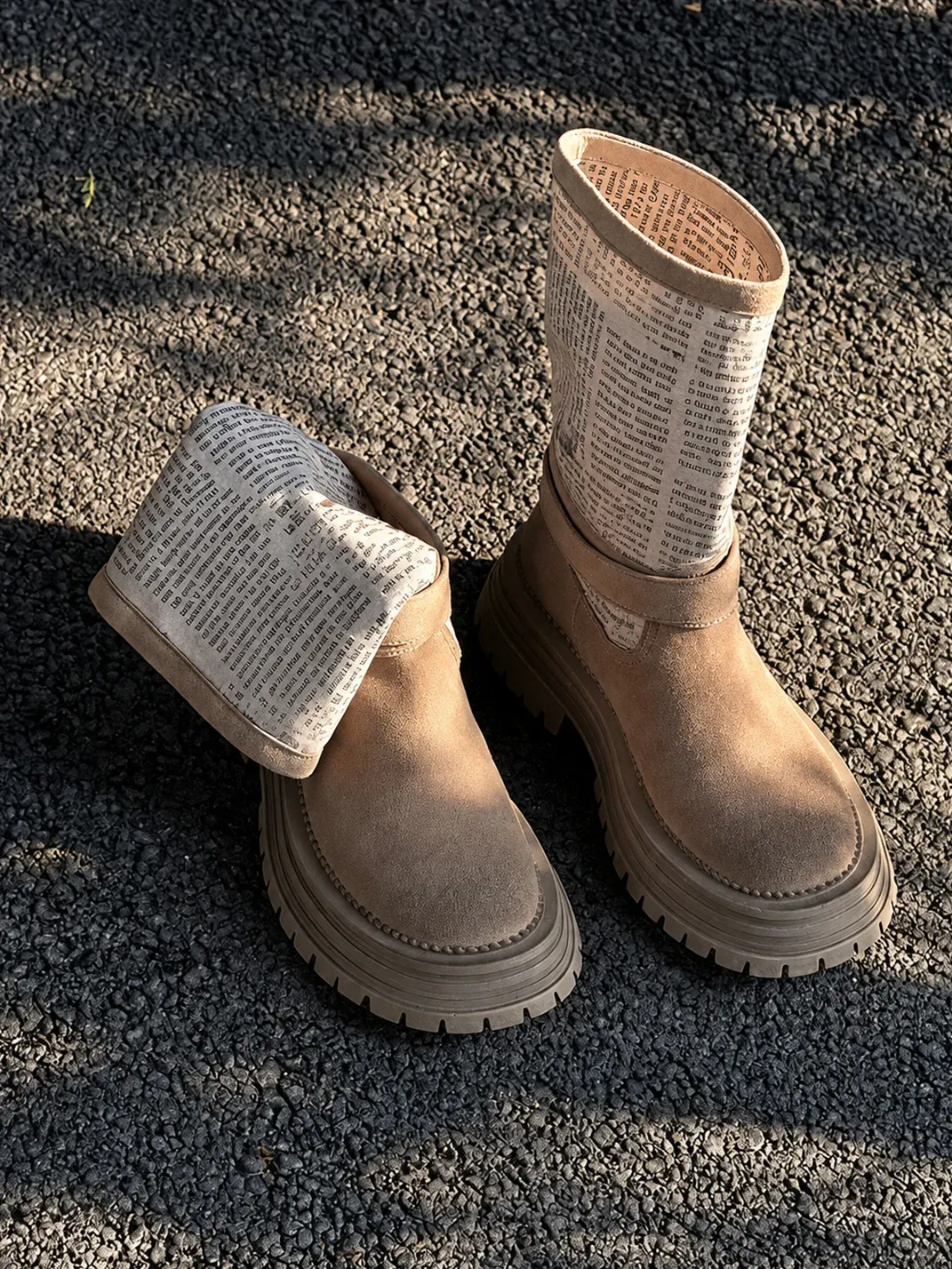 GSL | Chunky Sole Knee-High Riding Boots