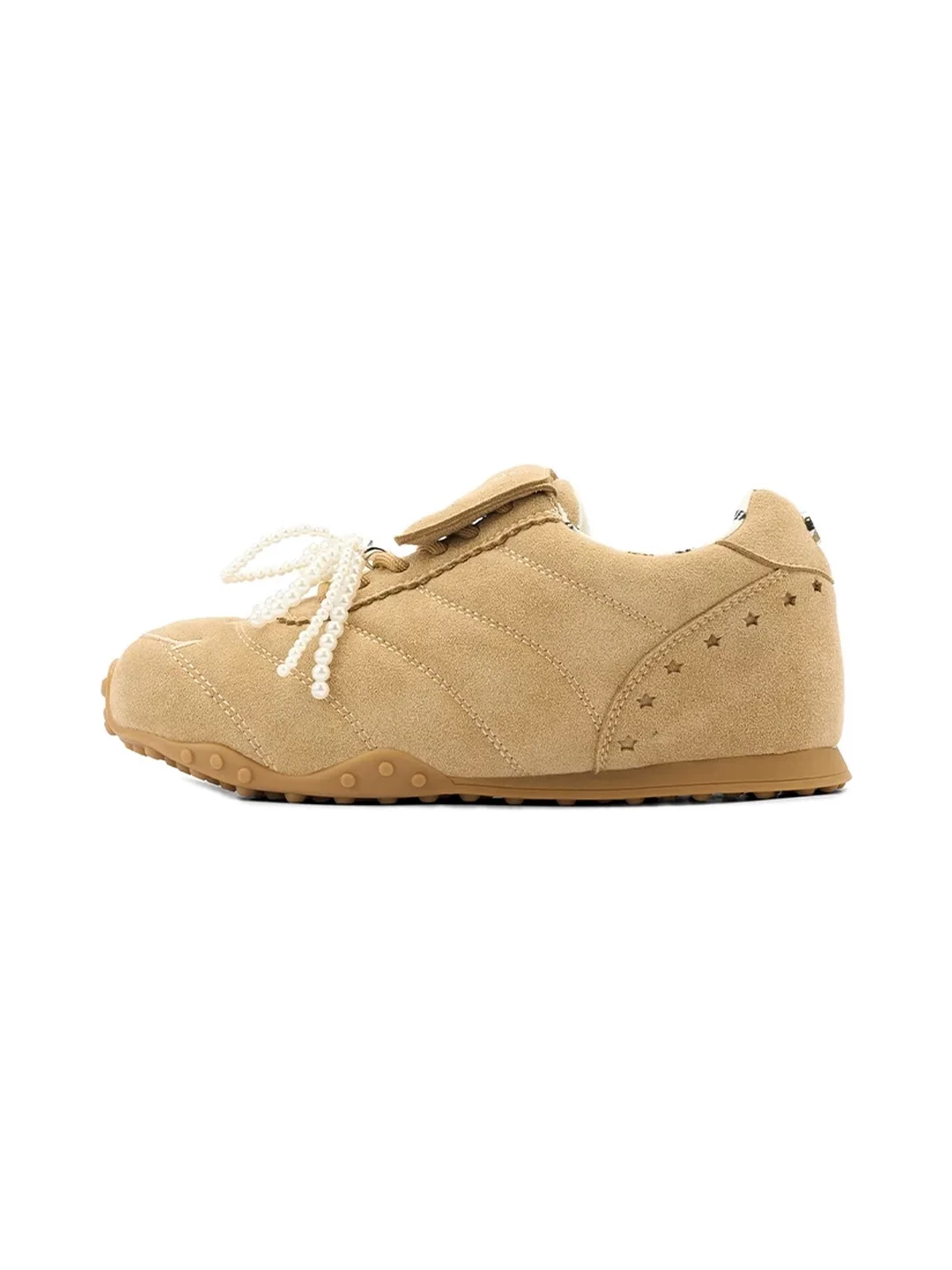 SMILEY | Bow Double-Lace Height-Increasing Casual Sneakers