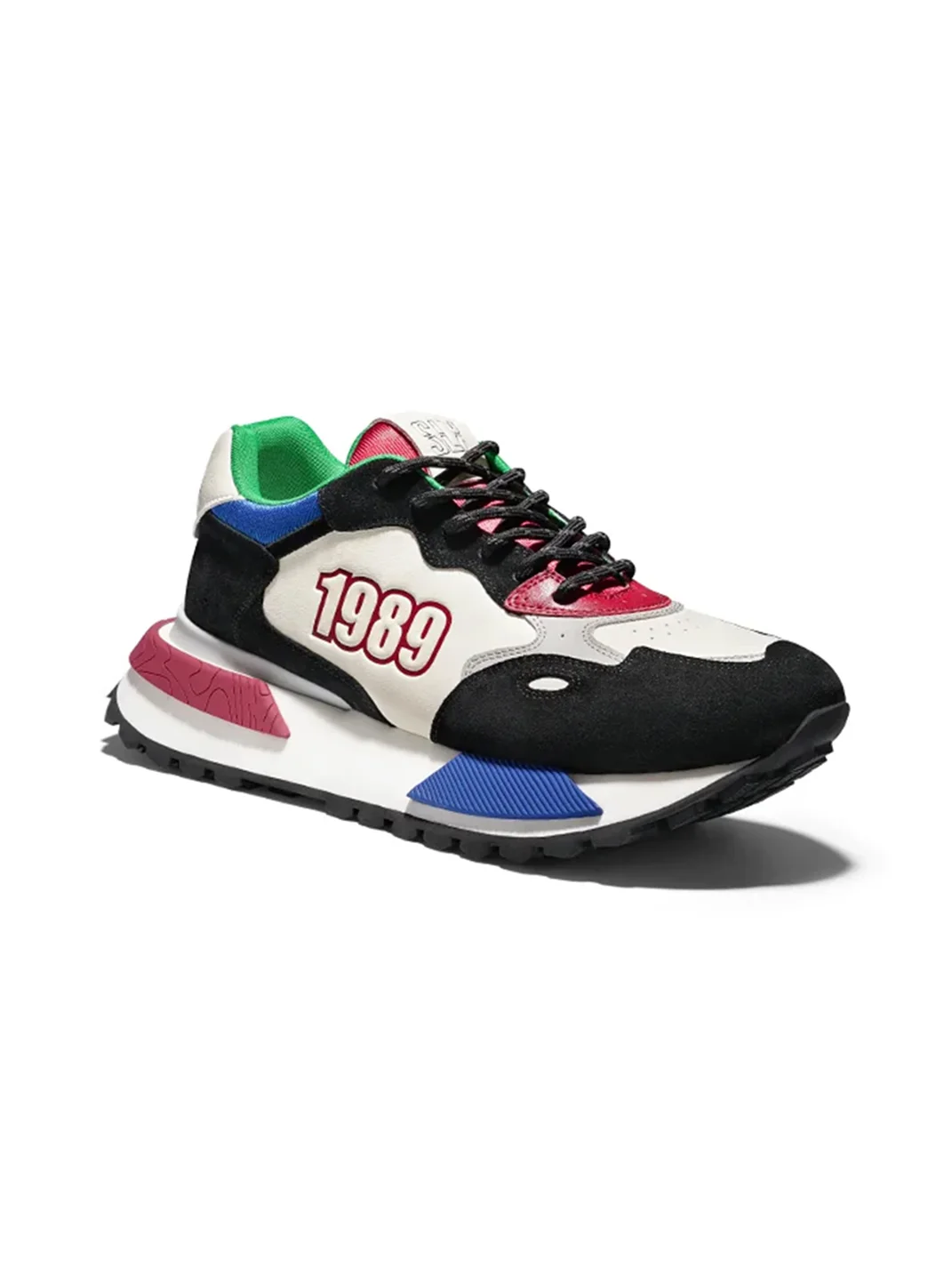 SALAXI | Color Block Low-Top Thick Sole Sneakers