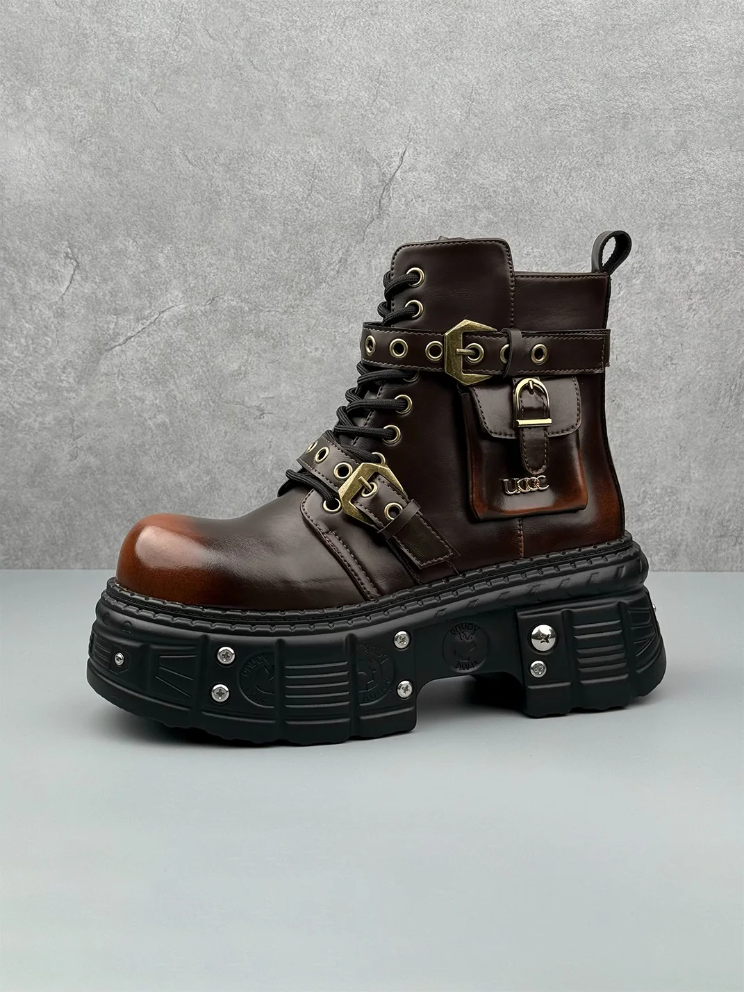 LSDZNX | Platform Punk Ankle Boots