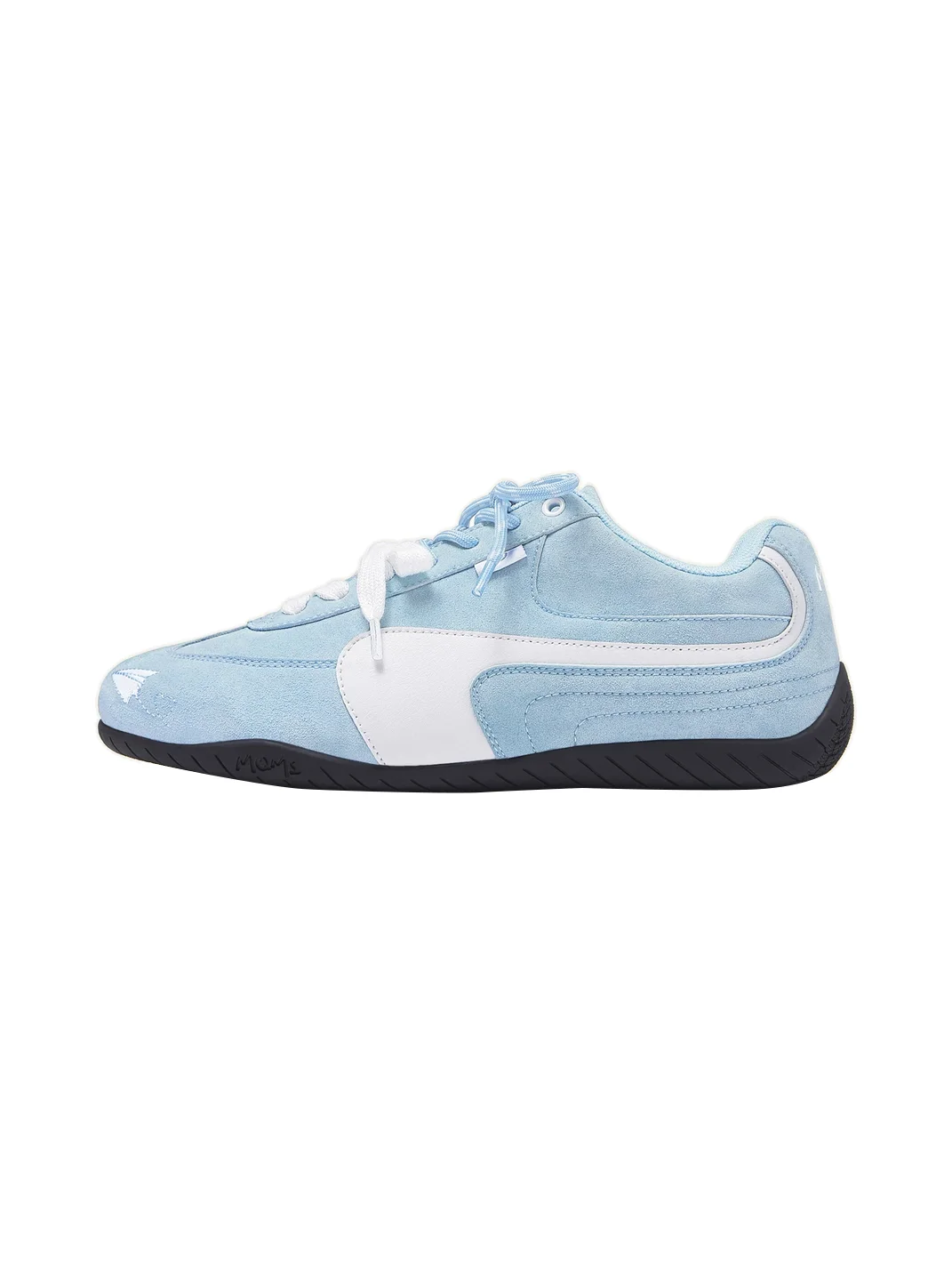 MQMS | Silver Thin-Sole Racing Sneakers