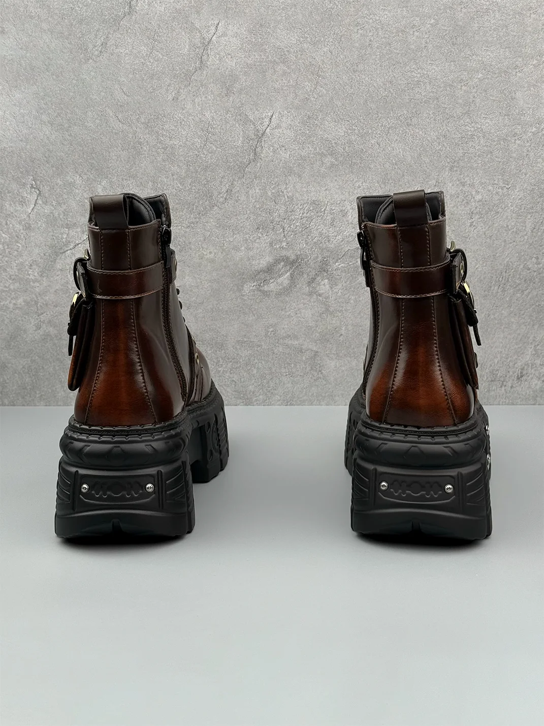 LSDZNX | Platform Punk Ankle Boots