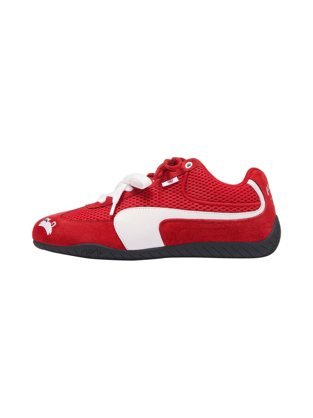 MQMS | Silver Thin-Sole Racing Sneakers