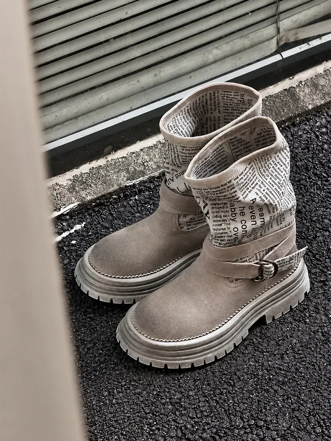 GSL | Chunky Sole Knee-High Riding Boots