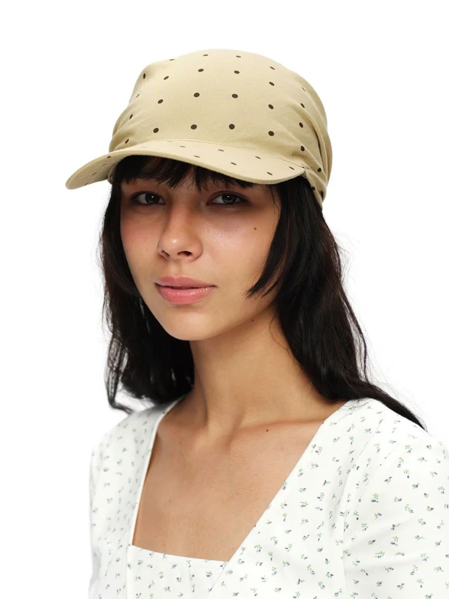 Oinimi | Polka Dot Scarf Baseball Cap - 4