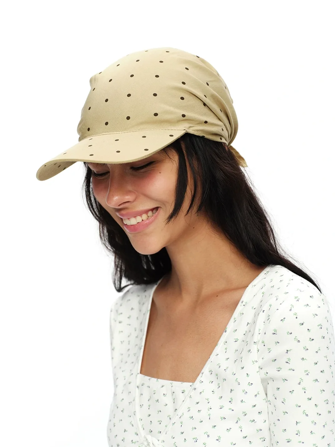 Oinimi | Polka Dot Scarf Baseball Cap